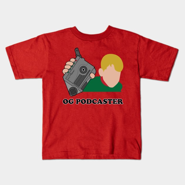 Kevin McCallister - OG Podcaster Kids T-Shirt by Lights, Camera, Podcast